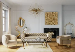 Wózek Na Bagaże Vegas 105x186 Cm Złoty*KARE Design Online