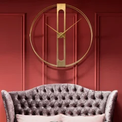Zegar ścienny Clip ∅107 Cm Złoty*KARE Design Sale