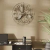 Zegar ścienny Fan Blade Ø61 Srebrny*KARE Design Discount