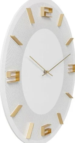 Zegar ścienny Leonardo Ø49 Cm Biało-złoty*KARE Design Hot