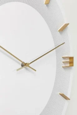 Zegar ścienny Leonardo Ø49 Cm Biało-złoty*KARE Design Hot