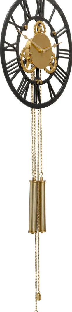 Zegar Clockwork 46x126 Cm Czarno-złoty*KARE Design Online