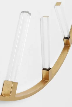 Zegar Visible Sticks 92x5 Cm Złoty*KARE Design Outlet