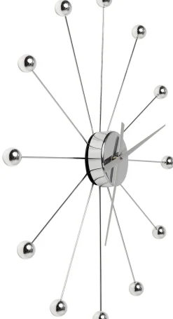 Zegar Wiszący Like Umbrella Balls Ø60 Cm Srebrny*KARE Design Clearance
