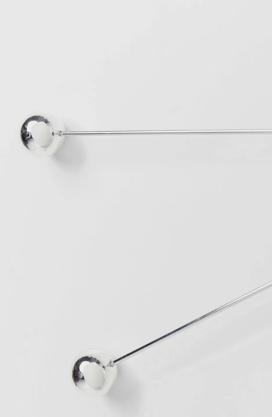 Zegar Wiszący Like Umbrella Balls Ø60 Cm Srebrny*KARE Design Clearance