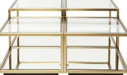 Zestaw Czterech ław Luigi Złote*KARE Design Hot