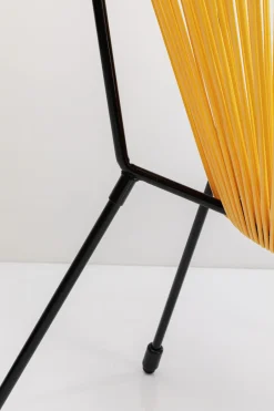 Zestaw Dwóch Foteli Ogrodowych - Kolor żółty Nogi Czarne 73x85 Cm*KARE Design