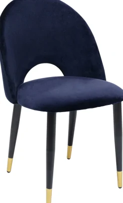 Zestaw Dwóch Krzeseł Iris Velvet 49x84 Cm Niebieskie*KARE Design Hot