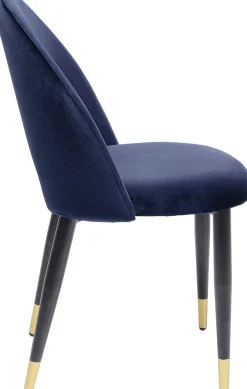 Zestaw Dwóch Krzeseł Iris Velvet 49x84 Cm Niebieskie*KARE Design Hot