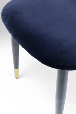 Zestaw Dwóch Krzeseł Iris Velvet 49x84 Cm Niebieskie*KARE Design Hot