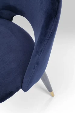 Zestaw Dwóch Krzeseł Iris Velvet 49x84 Cm Niebieskie*KARE Design Hot