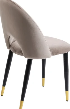 Zestaw Dwóch Krzeseł Iris Velvet 49x84 Cm Taupe*KARE Design Discount