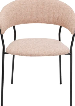 Zestaw Dwóch Krzeseł Różowe Nogi Czarne 57x78 Cm*KARE Design New