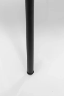 Zestaw Dwóch Krzeseł Tapicerka Jasnoszara Nogi Czarne Stalowe*KARE Design Clearance