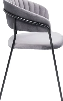Zestaw Dwóch Krzeseł Z Podłokietnikami Belle 57x78 Cm Szare*KARE Design Discount