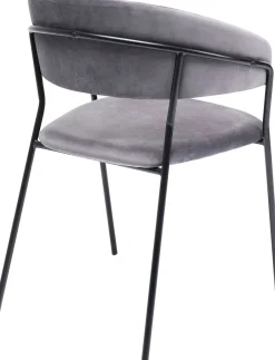 Zestaw Dwóch Krzeseł Z Podłokietnikami Belle 57x78 Cm Szare*KARE Design Discount