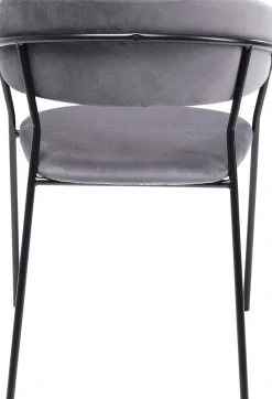 Zestaw Dwóch Krzeseł Z Podłokietnikami Belle 57x78 Cm Szare*KARE Design Discount