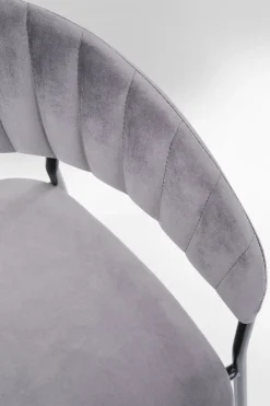 Zestaw Dwóch Krzeseł Z Podłokietnikami Belle 57x78 Cm Szare*KARE Design Discount