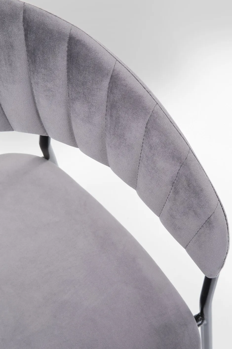Zestaw Dwóch Krzeseł Z Podłokietnikami Belle 57x78 Cm Szare*KARE Design Discount