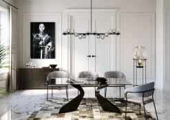 Zestaw Dwóch Krzeseł Z Podłokietnikami Belle 57x78 Cm Szare*KARE Design Discount