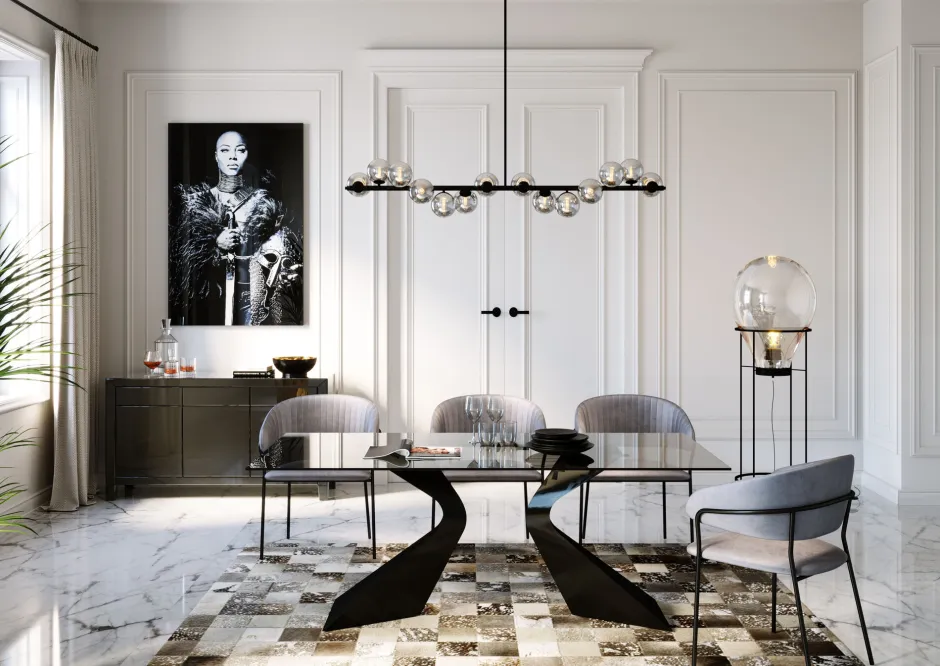 Zestaw Dwóch Krzeseł Z Podłokietnikami Belle 57x78 Cm Szare*KARE Design Discount