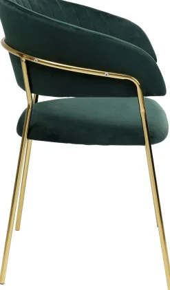 Zestaw Dwóch Krzeseł Z Podłokietnikami Belle 61x80 Cm Zielone*KARE Design Best