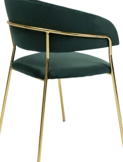 Zestaw Dwóch Krzeseł Z Podłokietnikami Belle 61x80 Cm Zielone*KARE Design Best