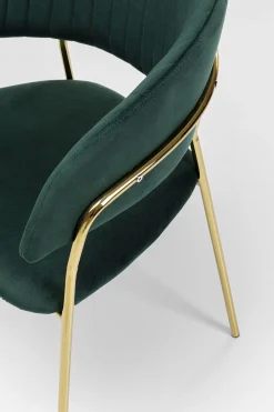 Zestaw Dwóch Krzeseł Z Podłokietnikami Belle 61x80 Cm Zielone*KARE Design Best