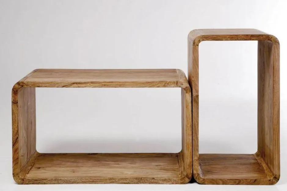 Zestaw Dwóch Regałów Authentico Drewniane*KARE Design