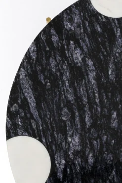 Zestaw Dwóch Stolików Do Salonu Czarno-białe Nogi Złote*KARE Design Discount