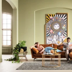 Zestaw Dwóch Stolików Kawowych Roma - Złote - Blaty Marmur*KARE Design Discount