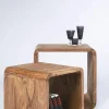Zestaw Dwóch Stolików Kawowych Authentico Cube Drewniane*KARE Design