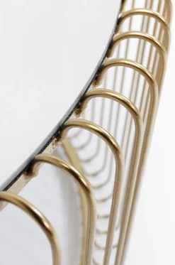 Zestaw Dwóch Stolików Kawowych Wire Mosiężne*KARE Design Hot