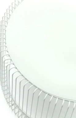 Zestaw Dwóch Stolików Kawowych Wire Białe*KARE Design Discount
