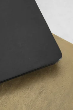 Zestaw Dwóch Stolików Kawowych Aluminium Złoty I Czarny*KARE Design Best