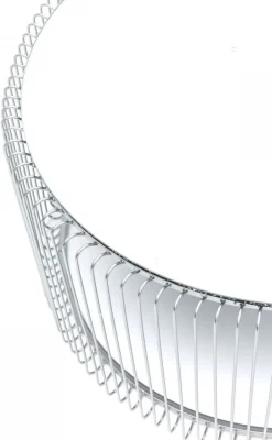 Zestaw Dwóch Stolików Kawowych Wire Srebrne*KARE Design Online