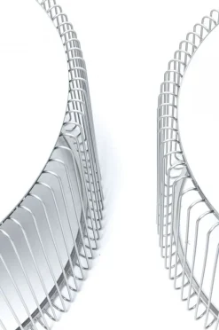 Zestaw Dwóch Stolików Kawowych Wire Srebrne*KARE Design Online