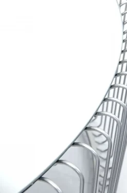 Zestaw Dwóch Stolików Kawowych Wire Srebrne*KARE Design Online