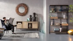 Zestaw Dwóch Stolików Kawowych African Drums Czarne*KARE Design Best