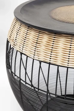 Zestaw Dwóch Stolików Kawowych African Drums Czarne*KARE Design Best