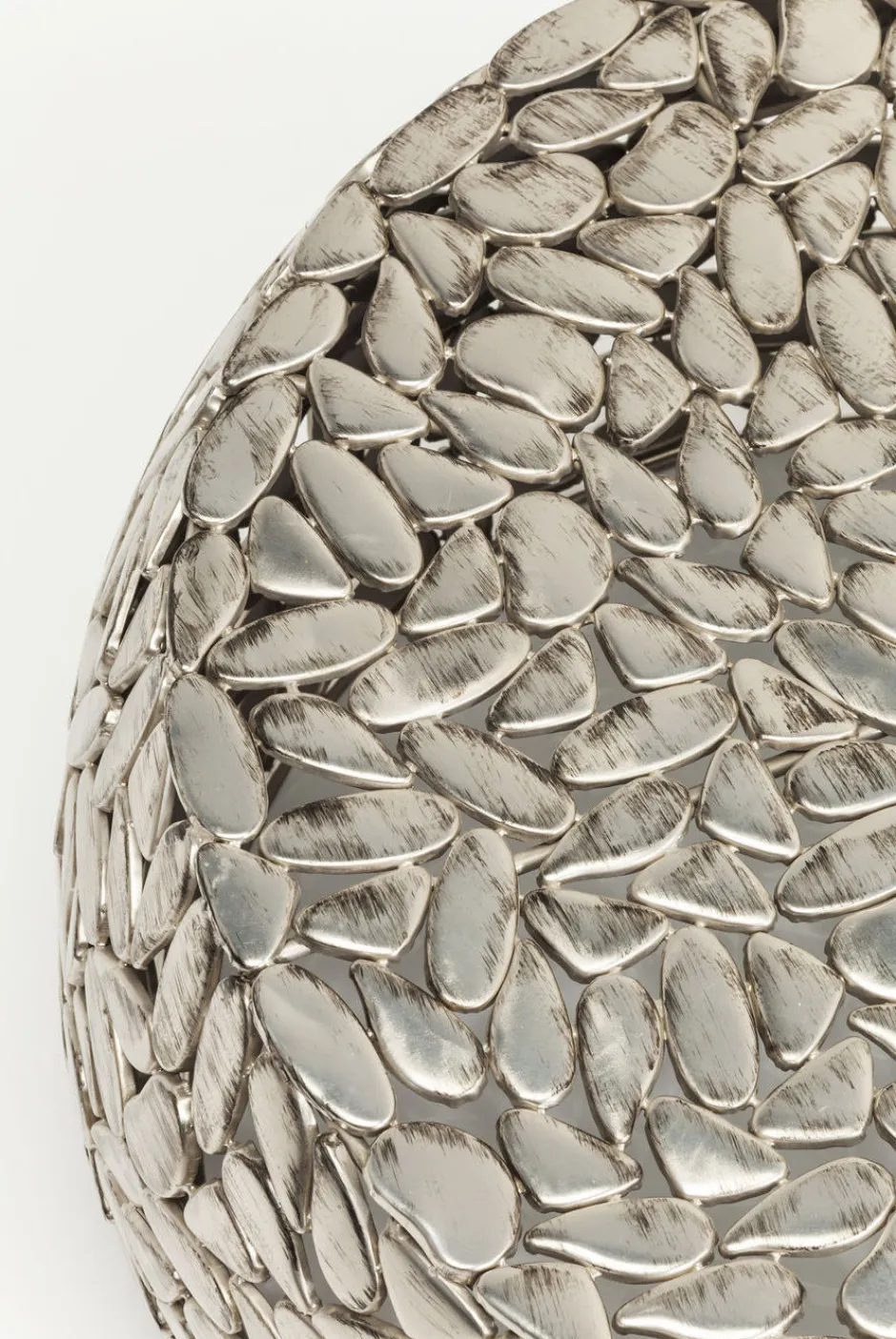 Zestaw Dwóch Stolików Kawowych Pebbles Deluxe Srebrne*KARE Design Best