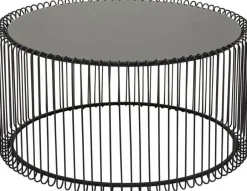 Zestaw Dwóch Stolików Kawowych Wire Czarne*KARE Design Sale