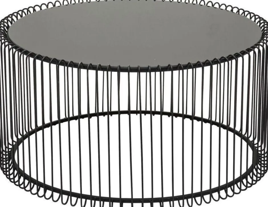 Zestaw Dwóch Stolików Kawowych Wire Czarne*KARE Design Sale