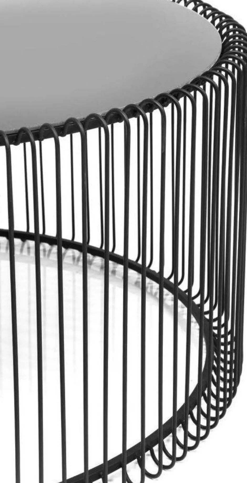 Zestaw Dwóch Stolików Kawowych Wire Czarne*KARE Design Sale