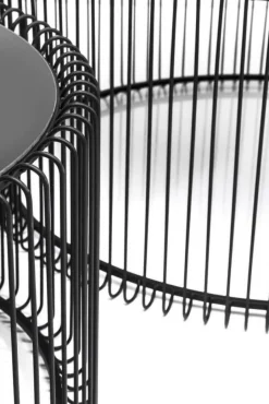 Zestaw Dwóch Stolików Kawowych Wire Czarne*KARE Design Sale