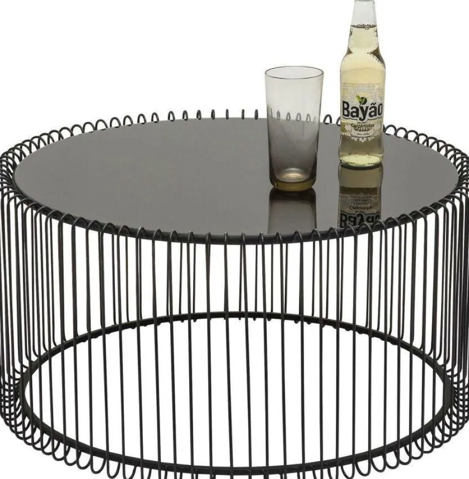 Zestaw Dwóch Stolików Kawowych Wire Czarne*KARE Design Sale