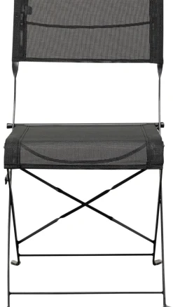 Zestaw 2 Krzeseł Ogrodowych Składanych W Kolorze Czarnym 48x80 Cm*KARE Design Online