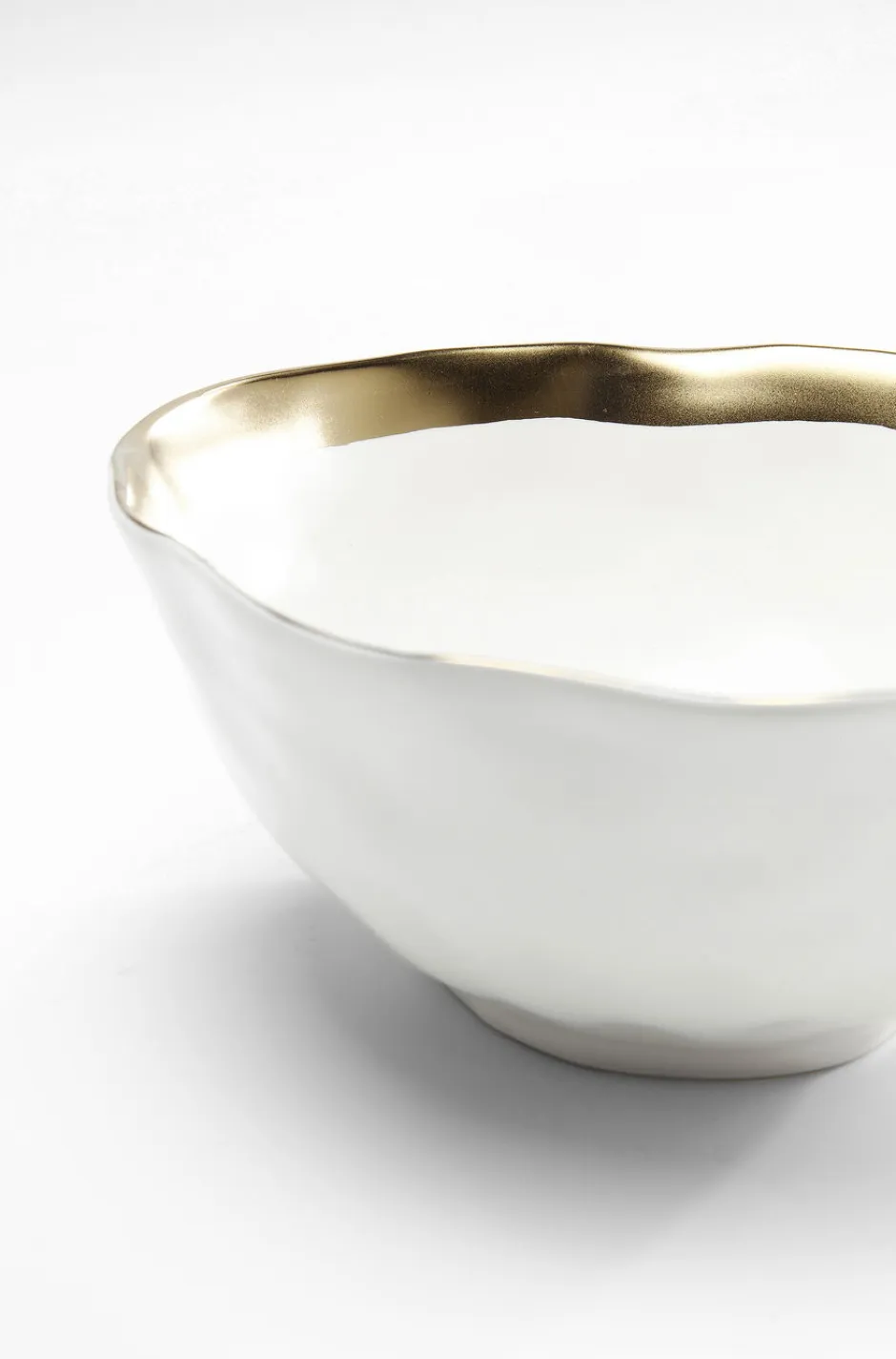 Zestaw śniadaniowy Bell 12 El. Biało-złoty*KARE Design Hot