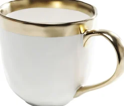 Zestaw śniadaniowy Bell 12 El. Biało-złoty*KARE Design Hot