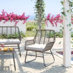 Zestaw Ogrodowy 4-elementowy Sofa, 2 Fotele I Stolik Kawowy*KARE Design Outlet